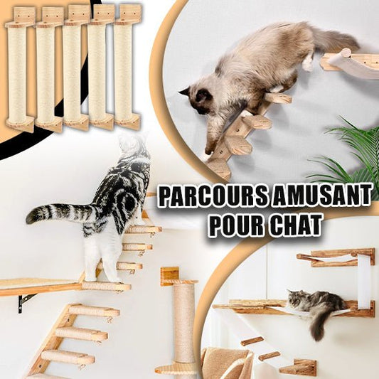 Arbre a chat mural - Satisfaction Félin