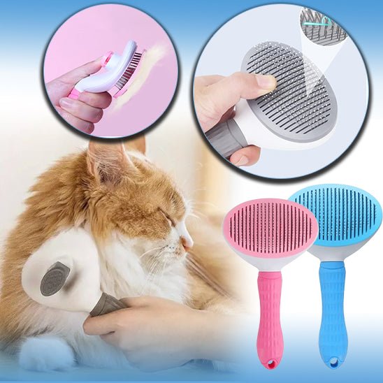 Brosse pour chat autonettoyante - Satisfaction Félin