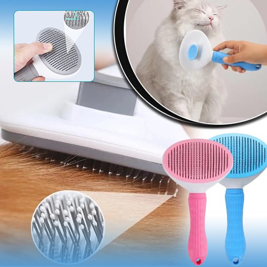 Brosse pour chat autonettoyante - Satisfaction Félin