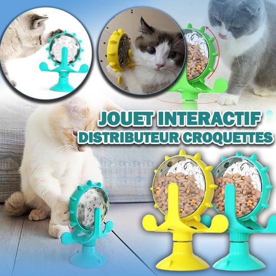 Distributeur de croquettes pour chat - Satisfaction Félin