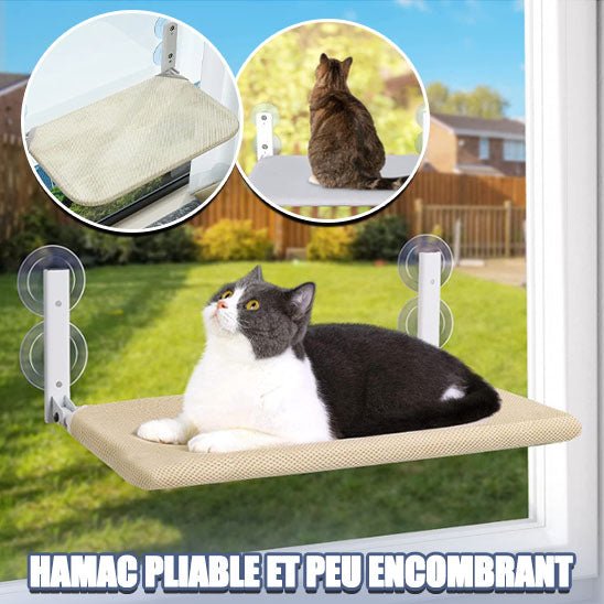 Hamac chat fenetre - Satisfaction Félin