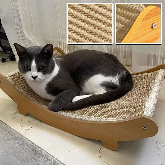 hamac-pour-chat-base-en-bois