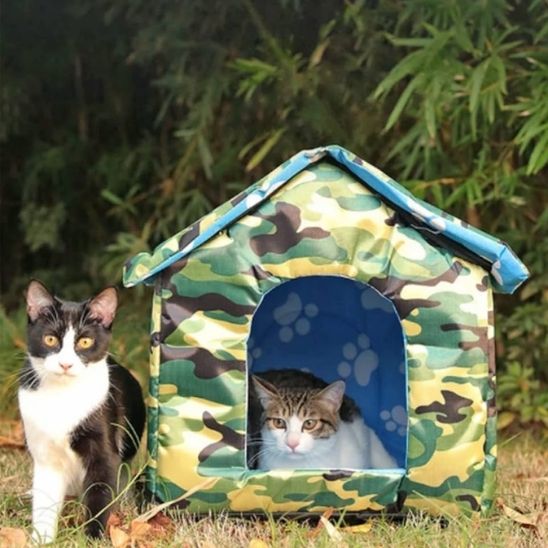 Cabane Extérieure pour Chat | ImperméCat™