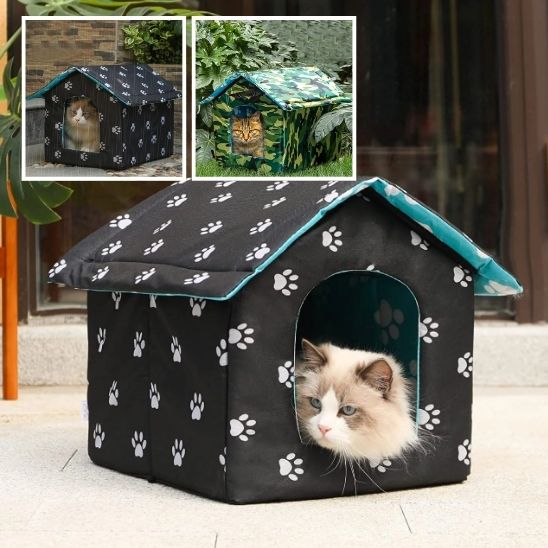 Cabane Extérieure pour Chat | ImperméCat™