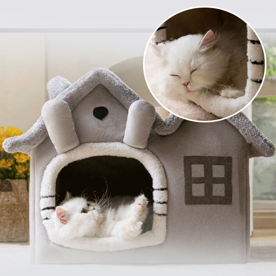 niche-pour-chat-petite-maison