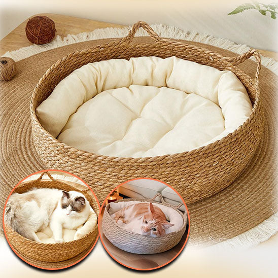 panier-chat-osier-confortable